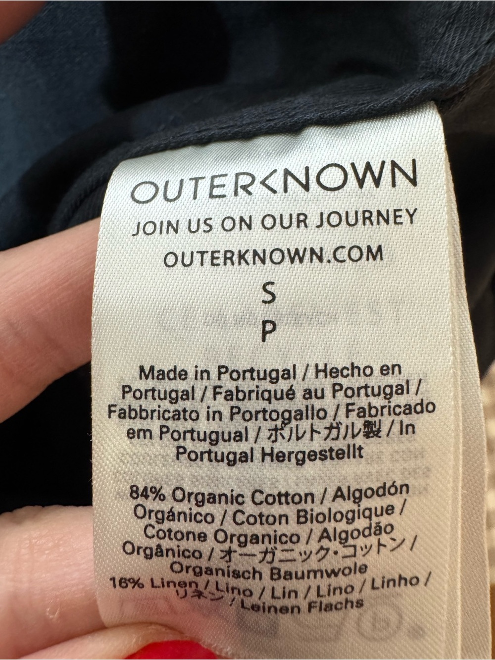 Outerknown Women’s Utility Jumpsuit Navy Organic Cotton Linen Size S NWT - Picture 6 of 13